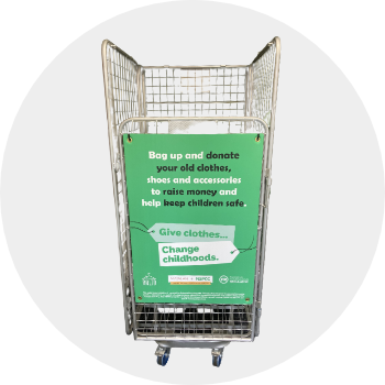 roberts recycling collection cage for take back scheme recycling
