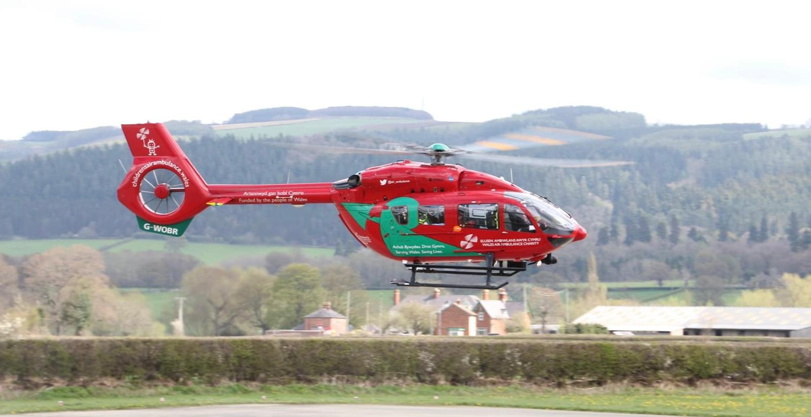the Wales Air Ambulance Charity Partner wITH rOBERTS rECYCLING