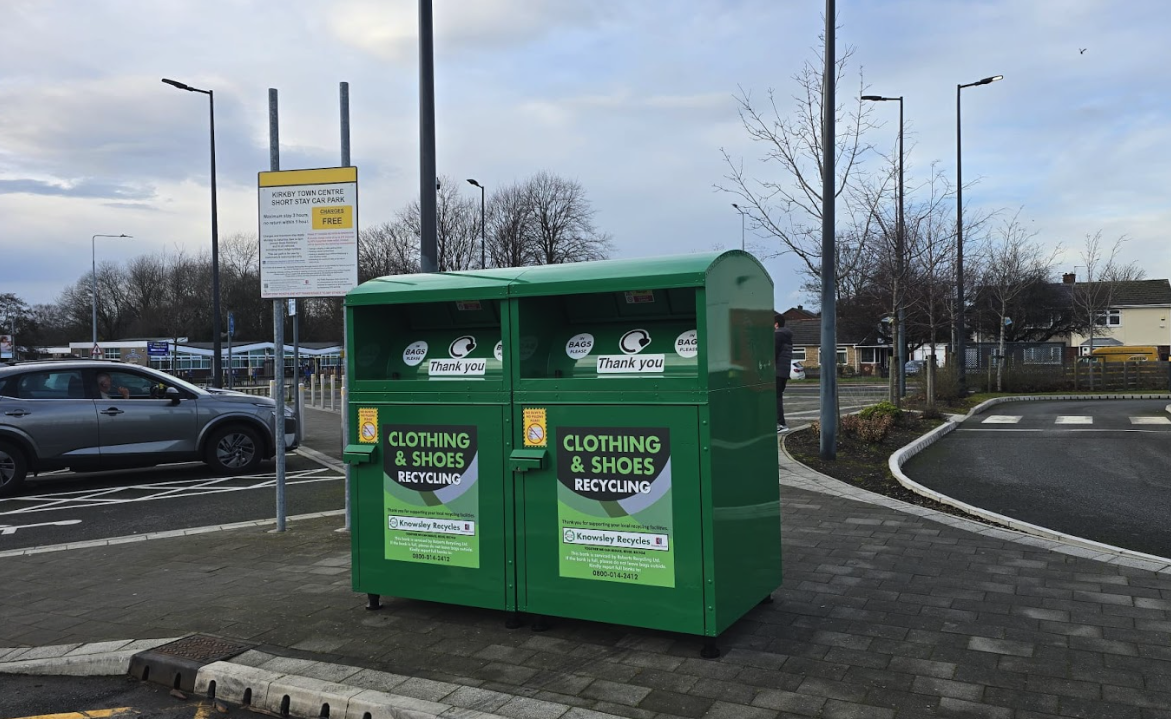 Six Textile Recycling Banks Launched Across Knowsley